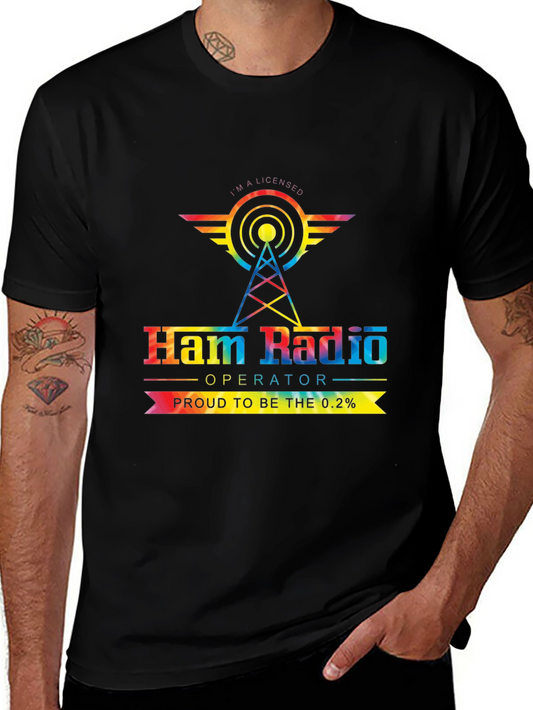 Ham Radio Operator T-Shirt - Proud 0.2%