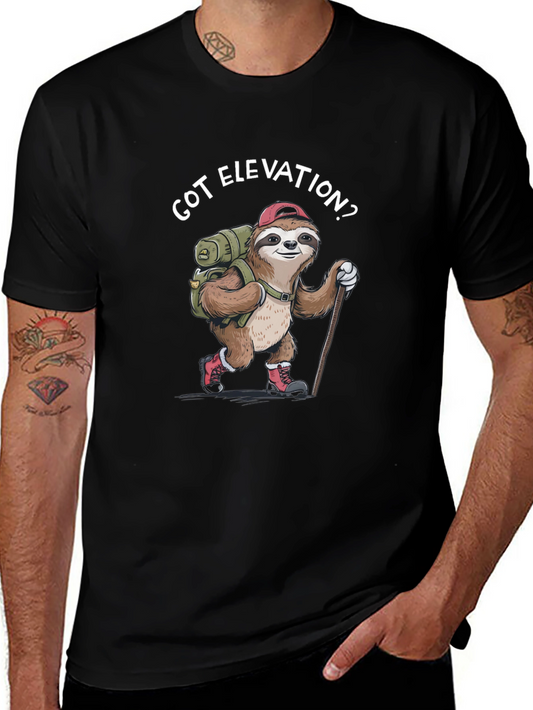 Got Elevation? Sloth Hiking T-Shirt