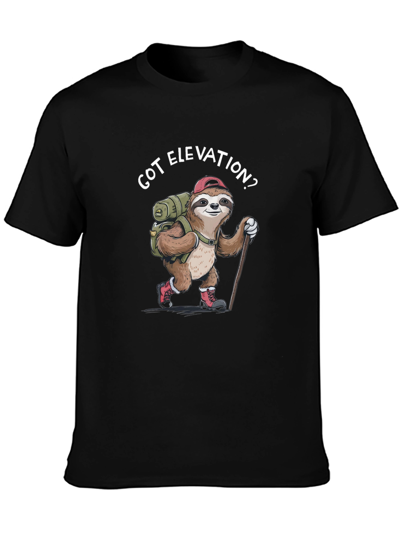 Got Elevation? Sloth Hiking T-Shirt