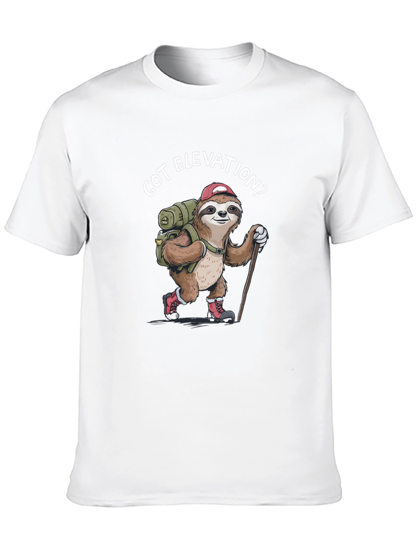 Got Elevation? Sloth Hiking T-Shirt