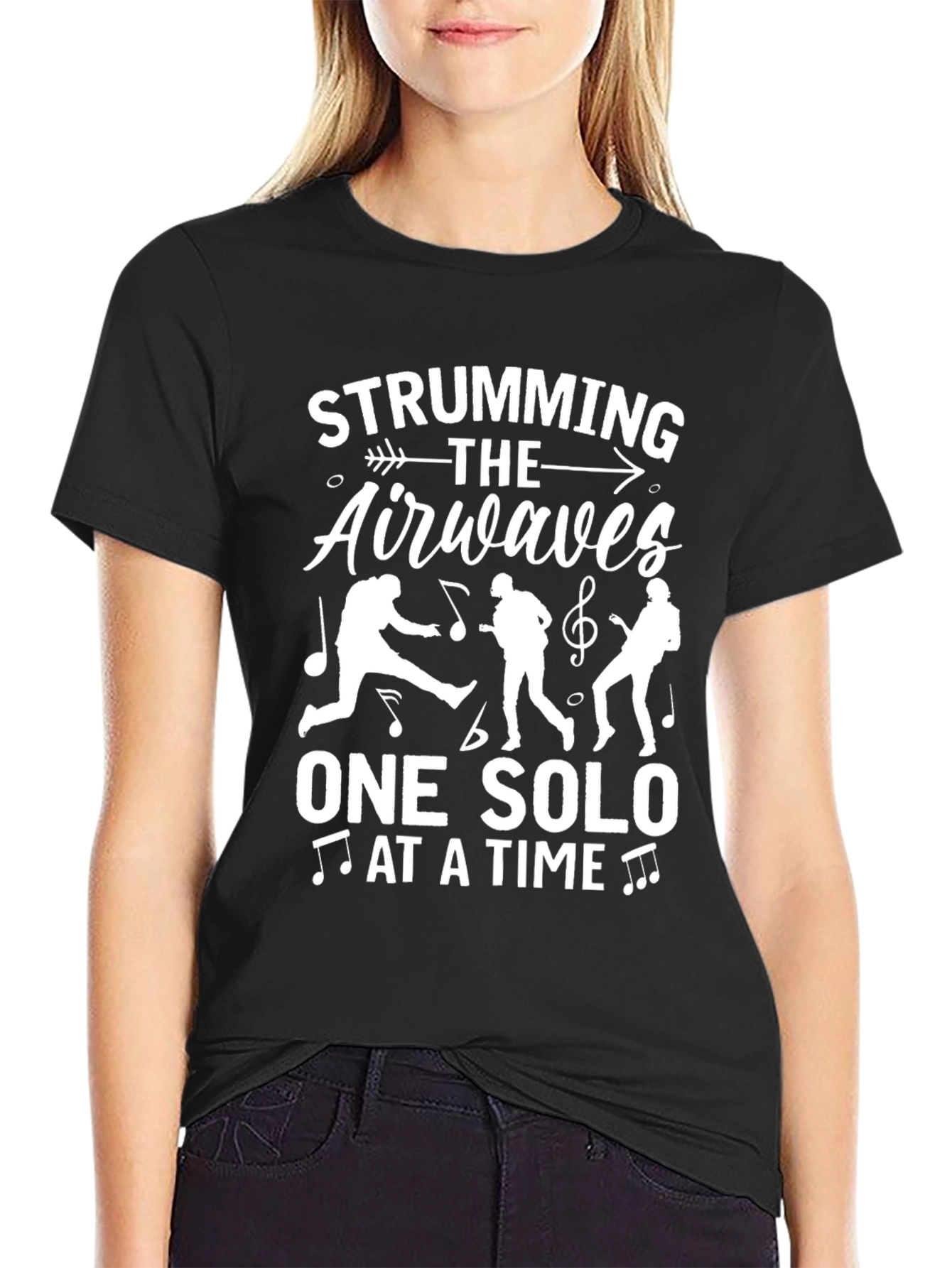 Strumming the Airwaves Graphic T-Shirt