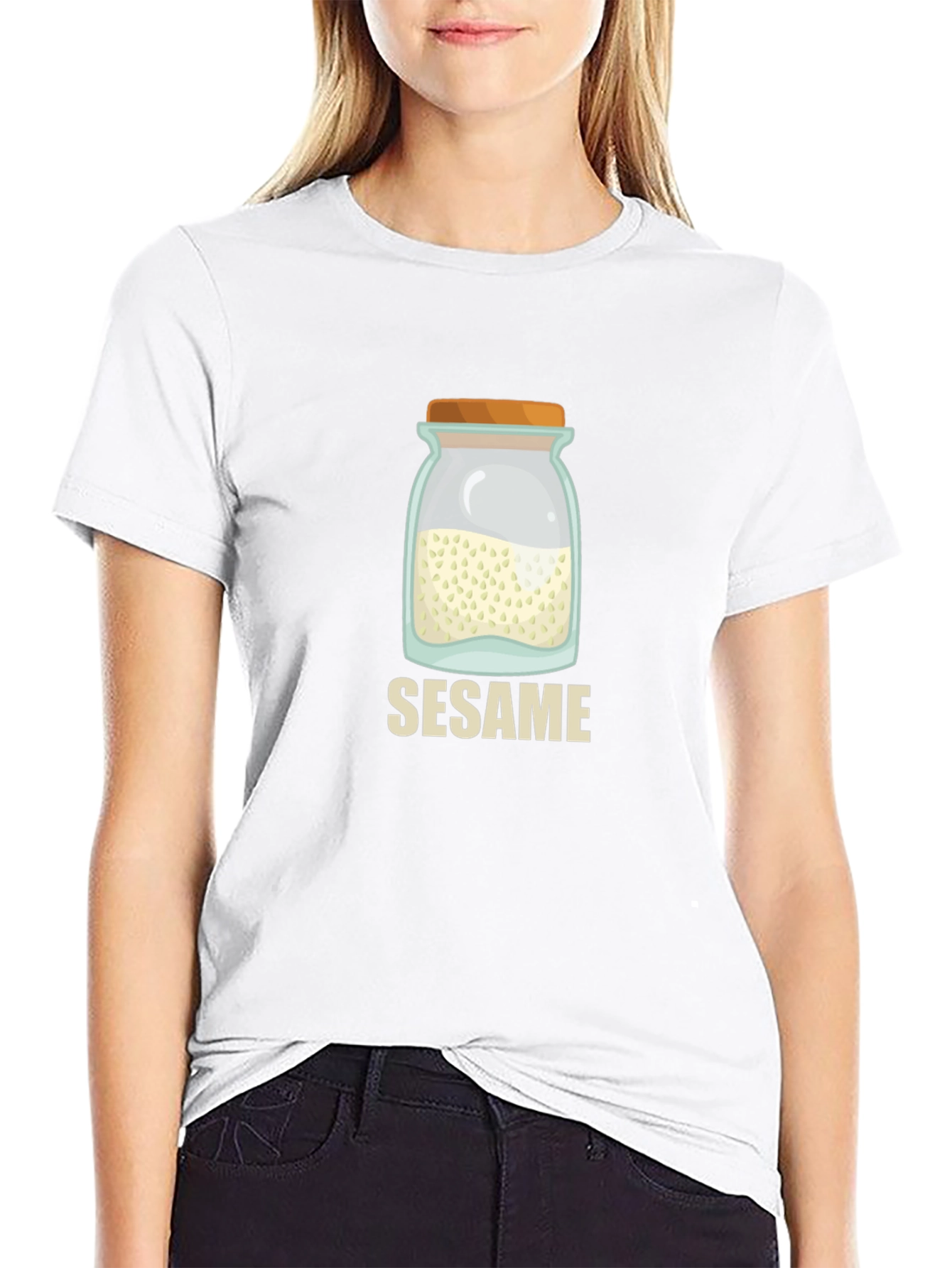 Sesame Seed Jar Graphic T-Shirt