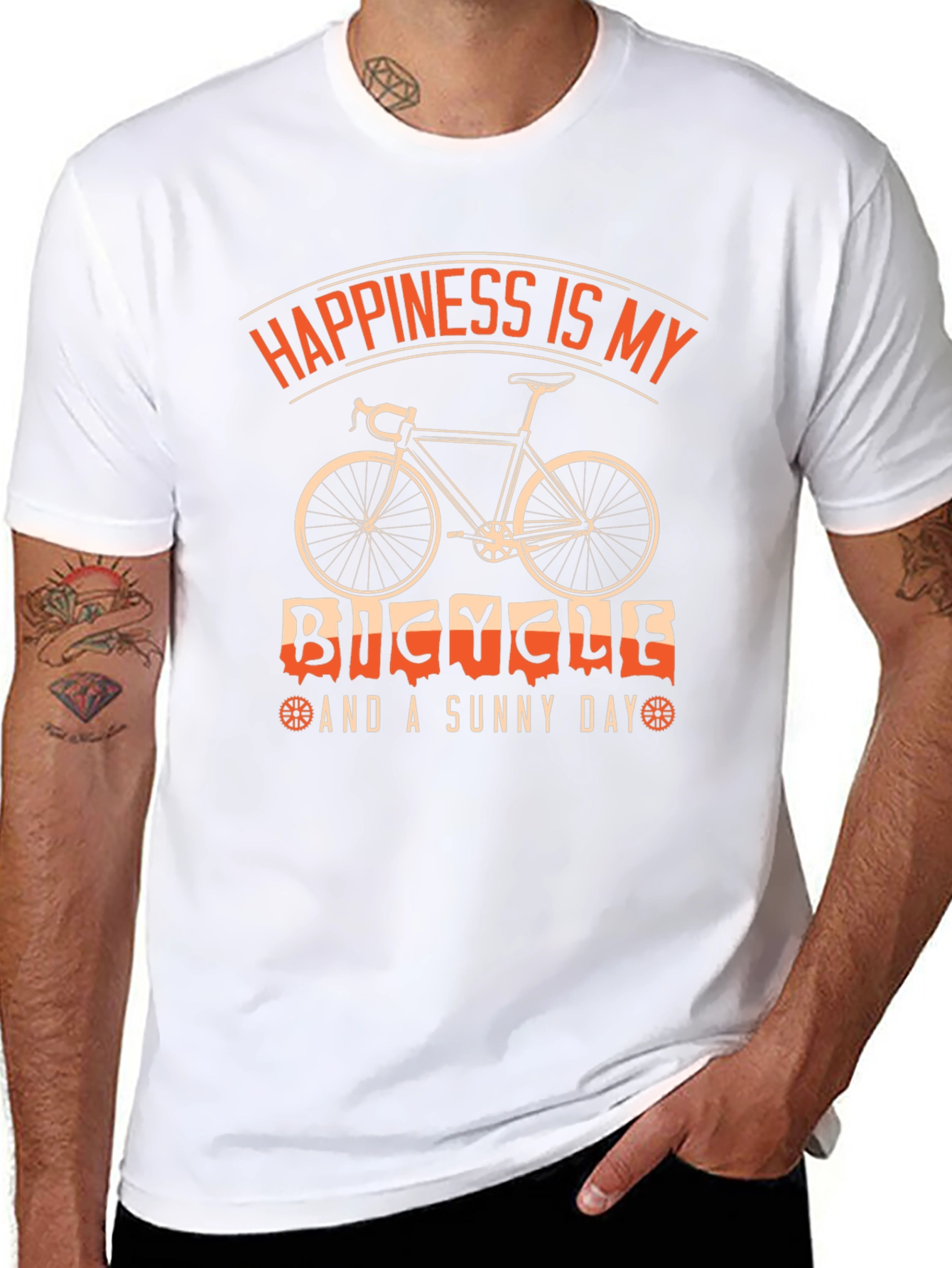 Happiness Bicycle T-Shirt - Sunny Day Ride