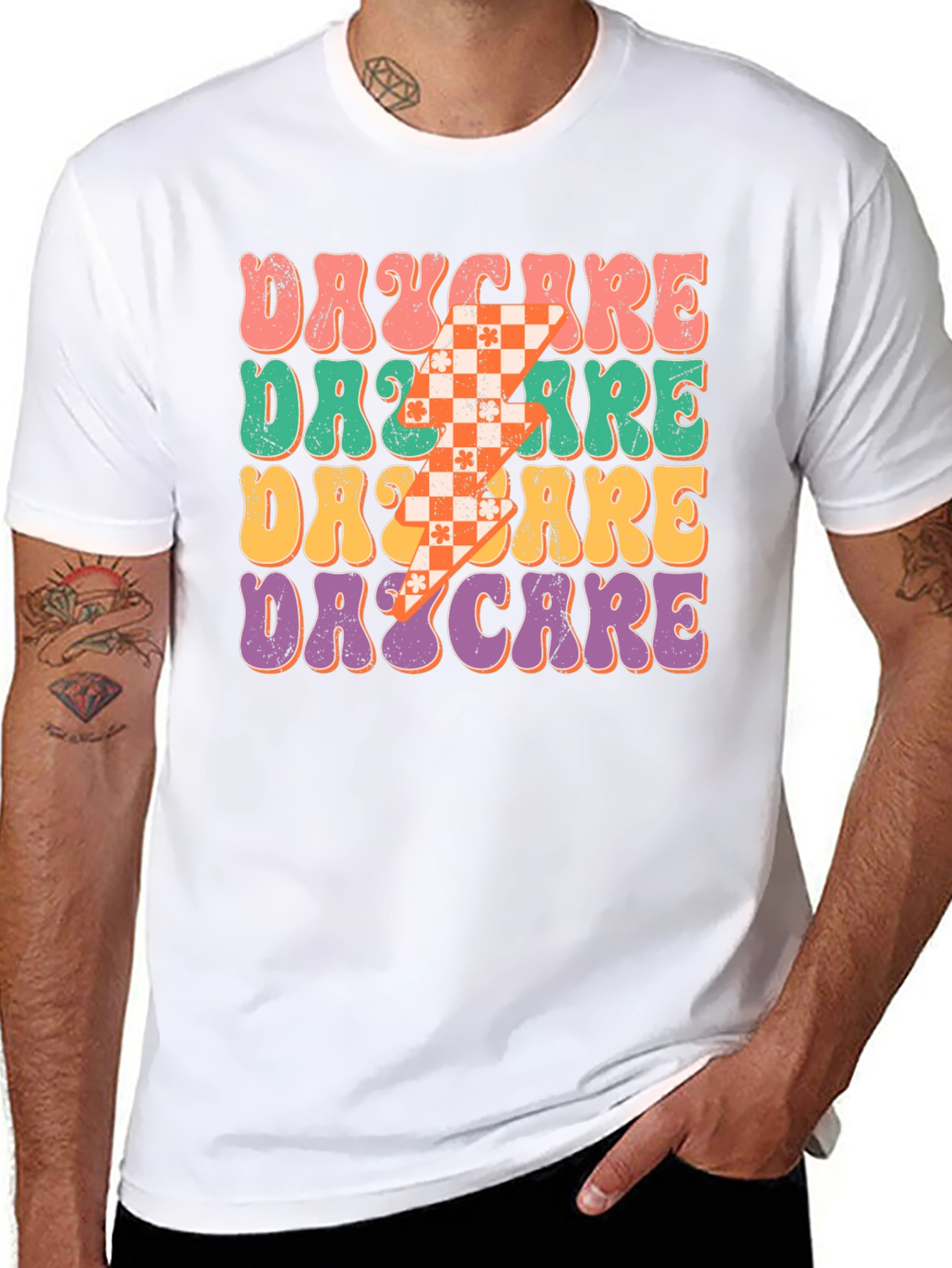 Retro Daycare Teacher T-Shirt