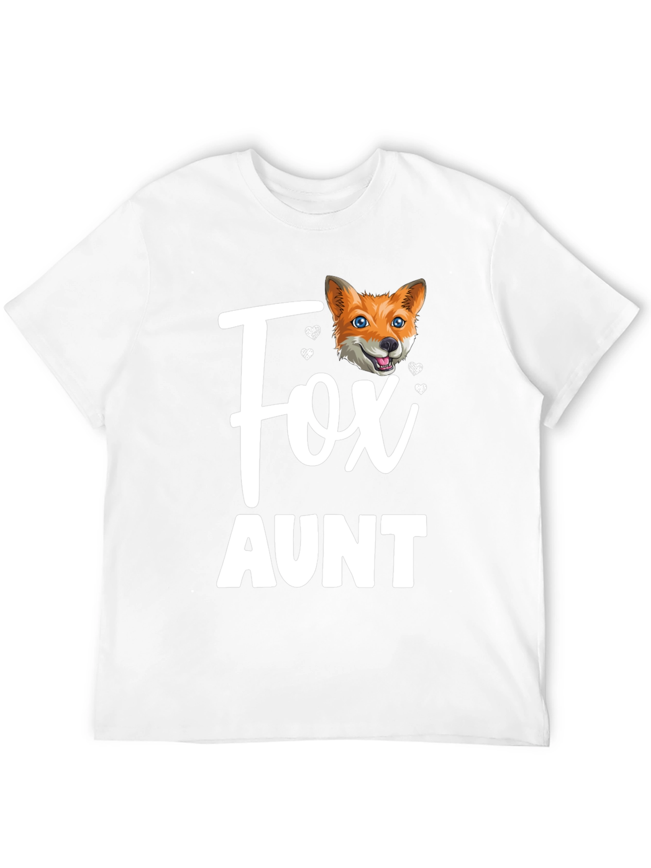 Fox Aunt T-Shirt - Cute Animal Lover Tee