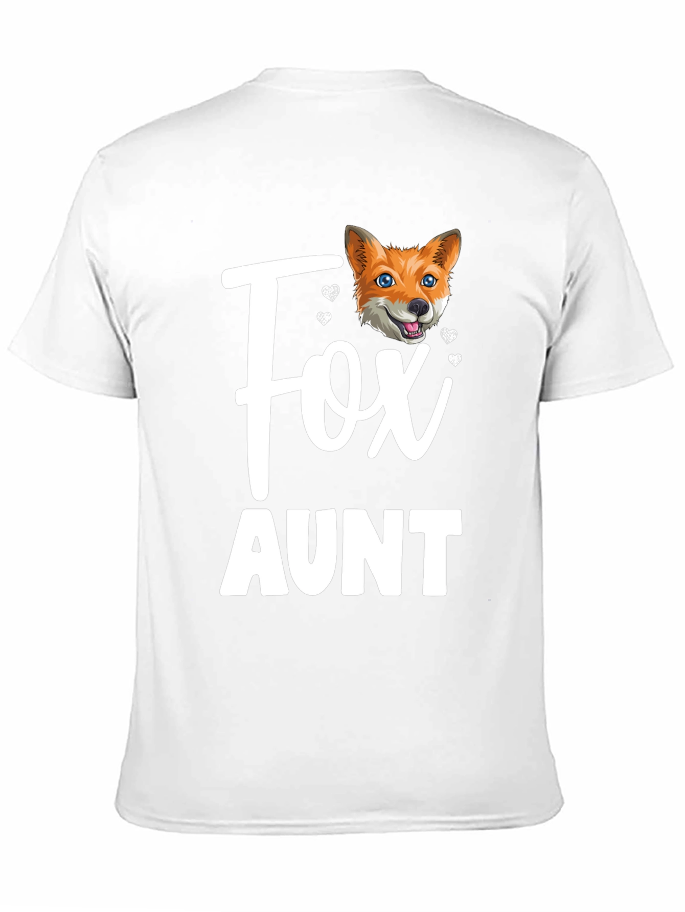 Fox Aunt T-Shirt - Cute Animal Lover Tee