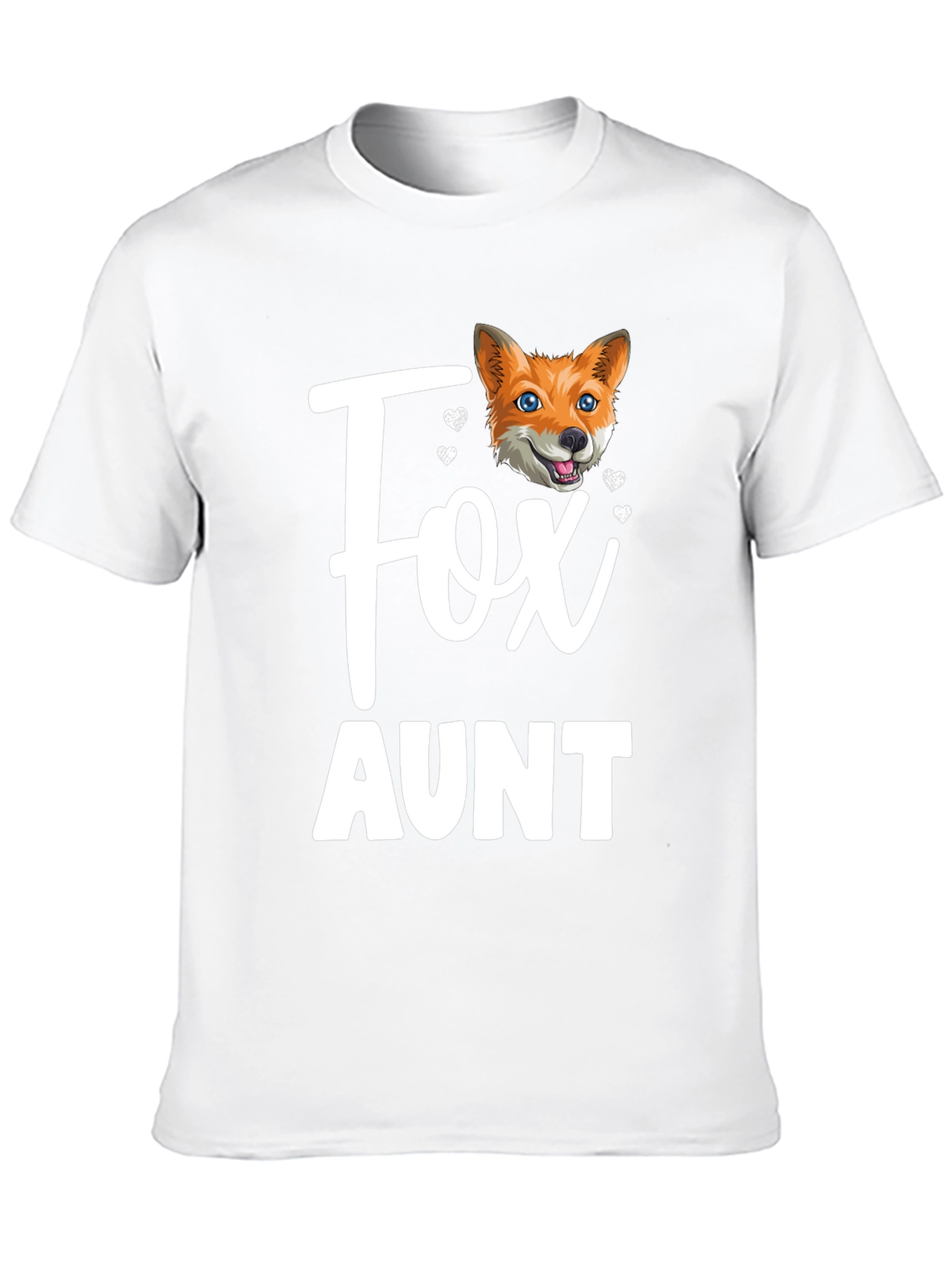 Fox Aunt T-Shirt - Cute Animal Lover Tee