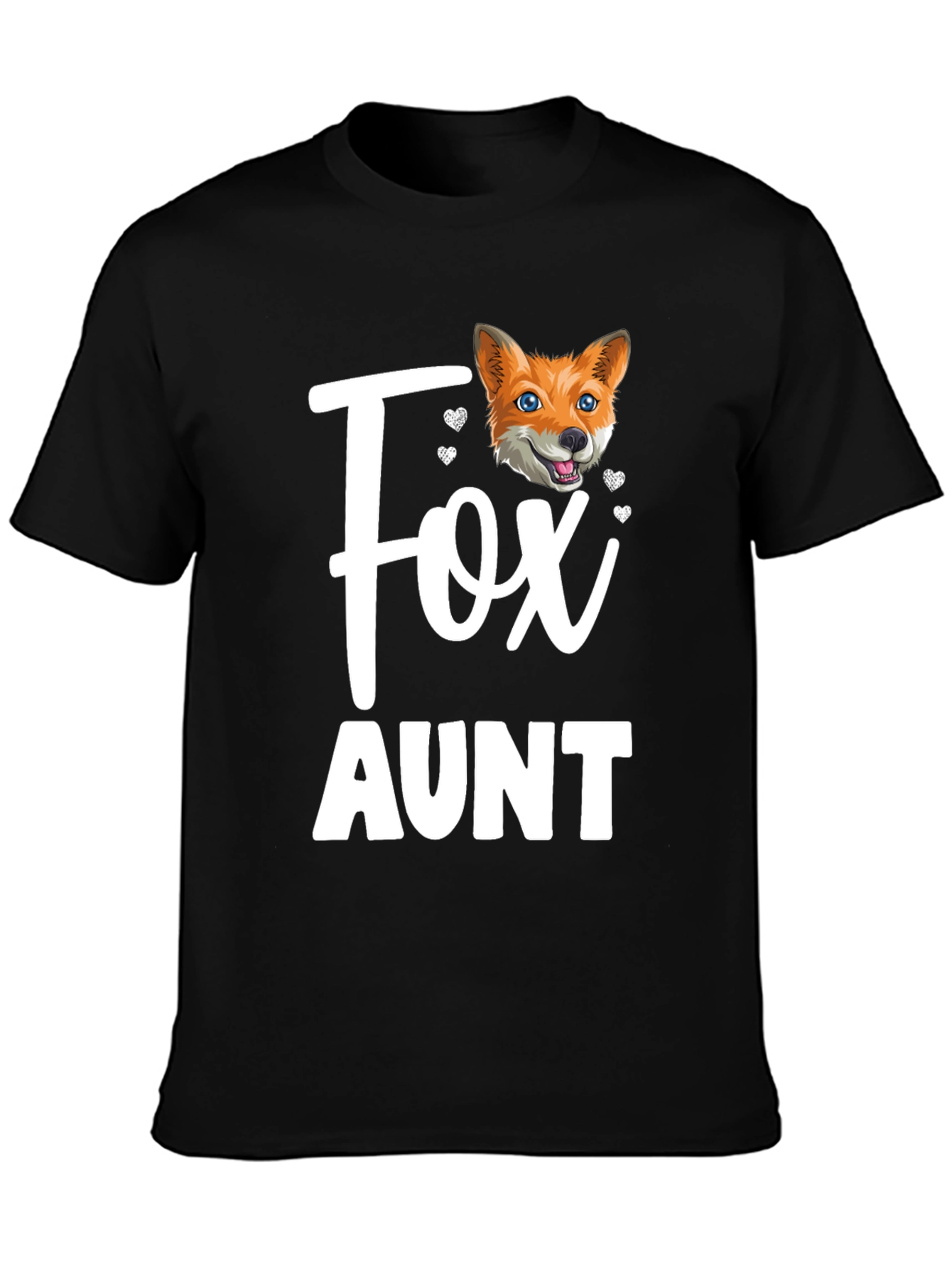 Fox Aunt T-Shirt - Cute Animal Lover Tee