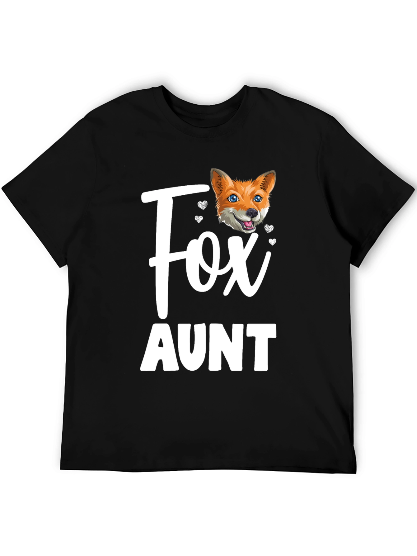 Fox Aunt T-Shirt - Cute Animal Lover Tee