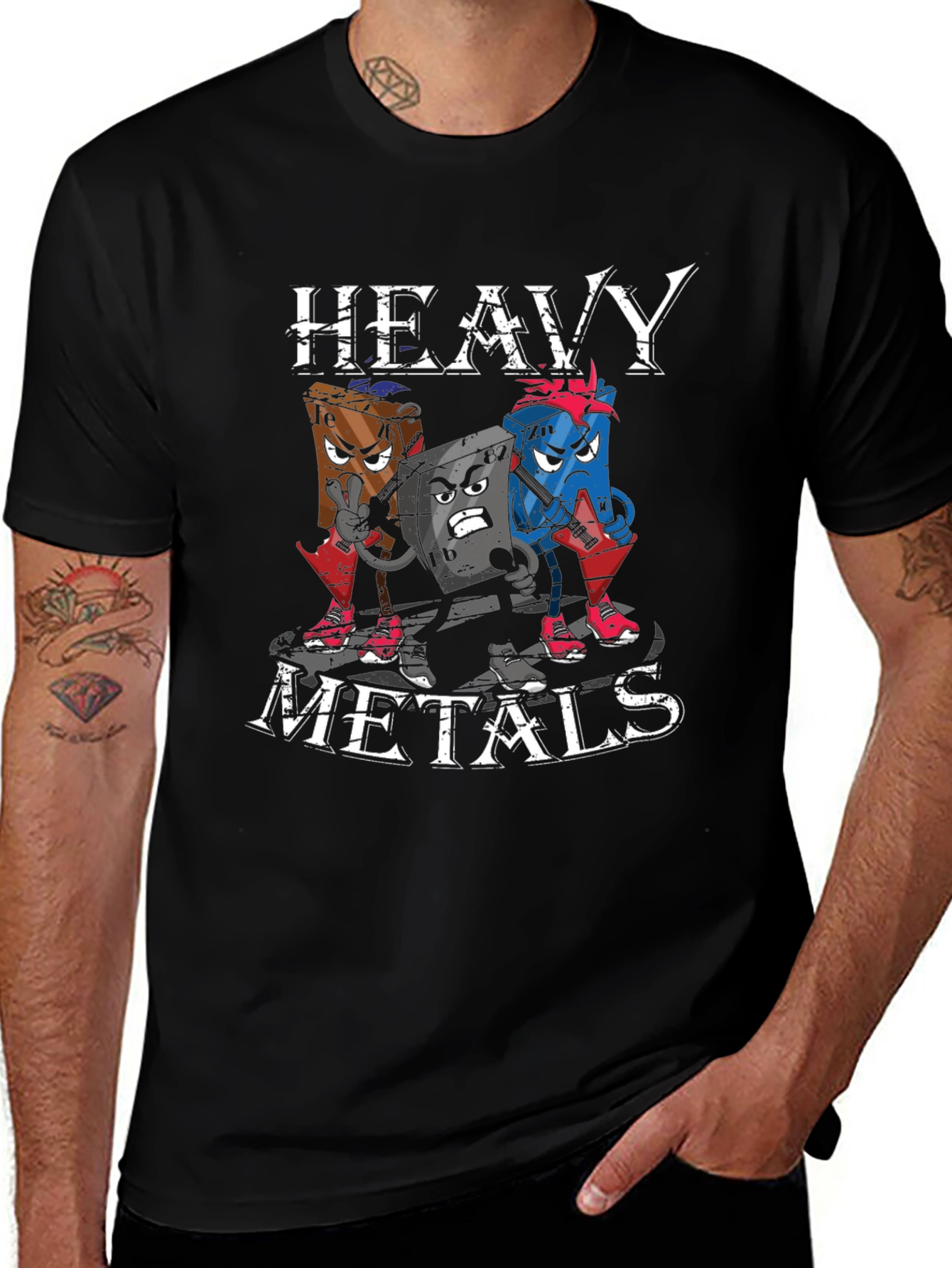 Heavy Metals Cartoon T-Shirt