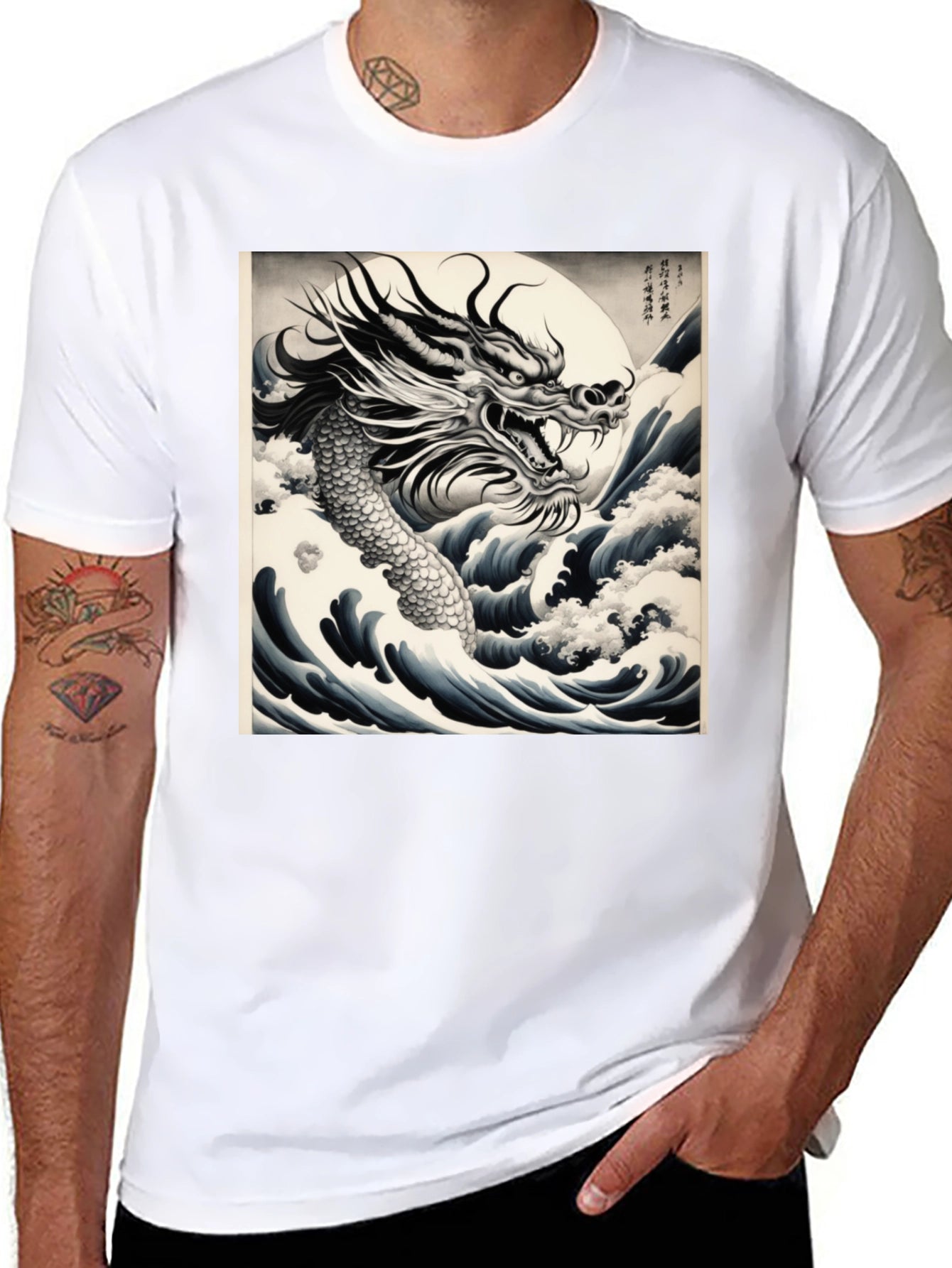 Dragon Wave Graphic Tee
