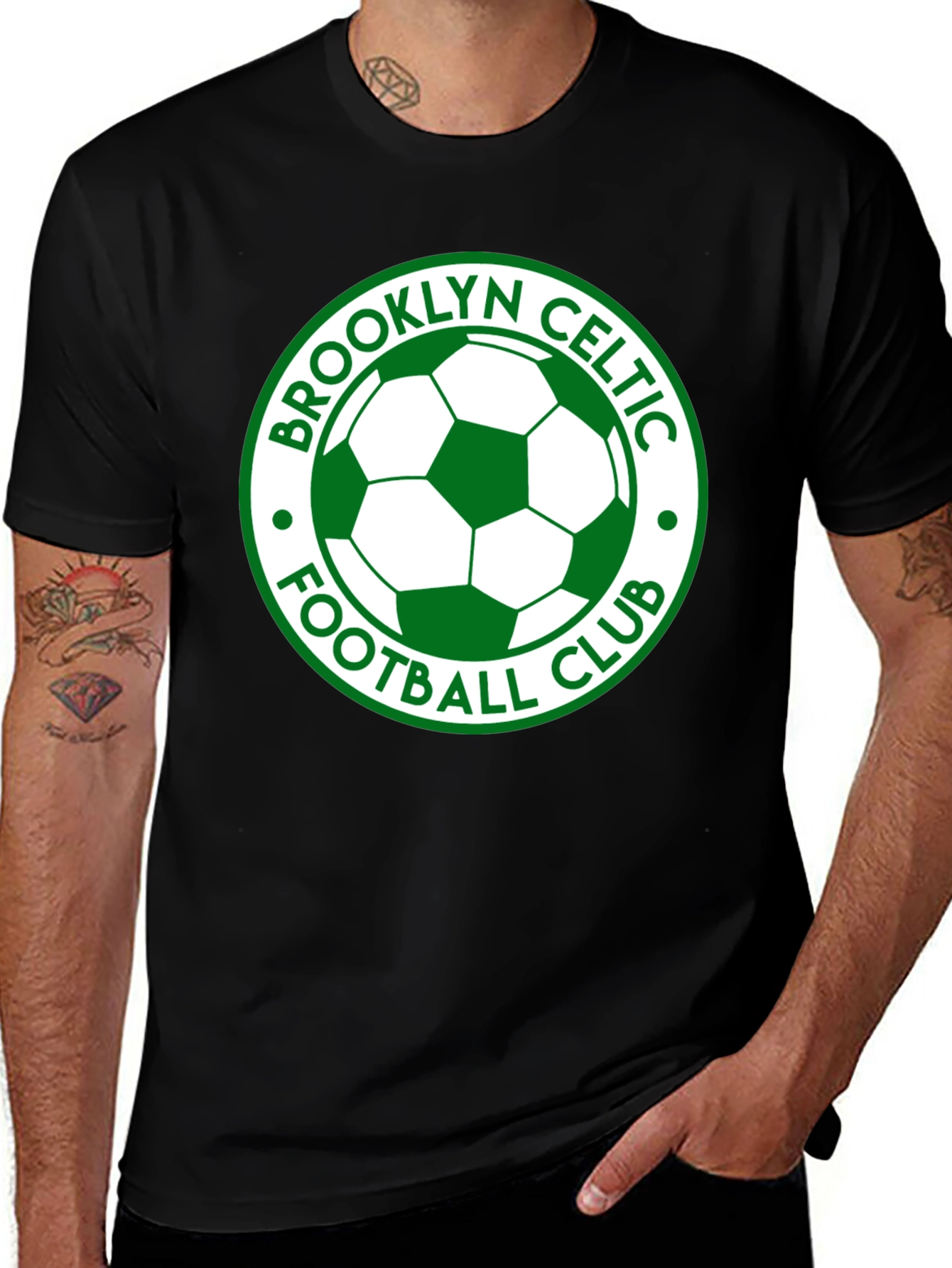 Brooklyn Celtic Football Club Black T-Shirt