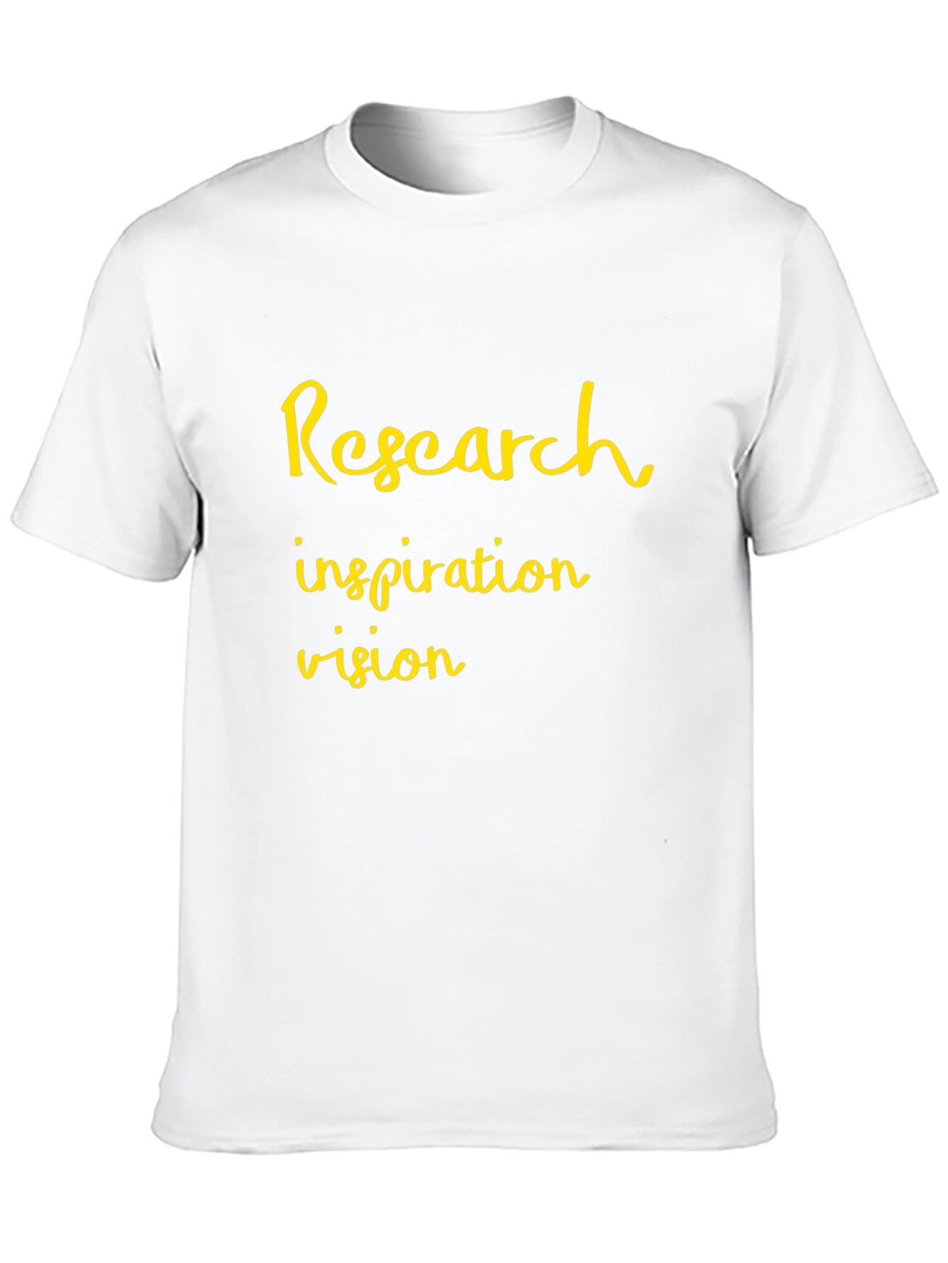 Research Inspiration Vision Black Graphic T-Shirt