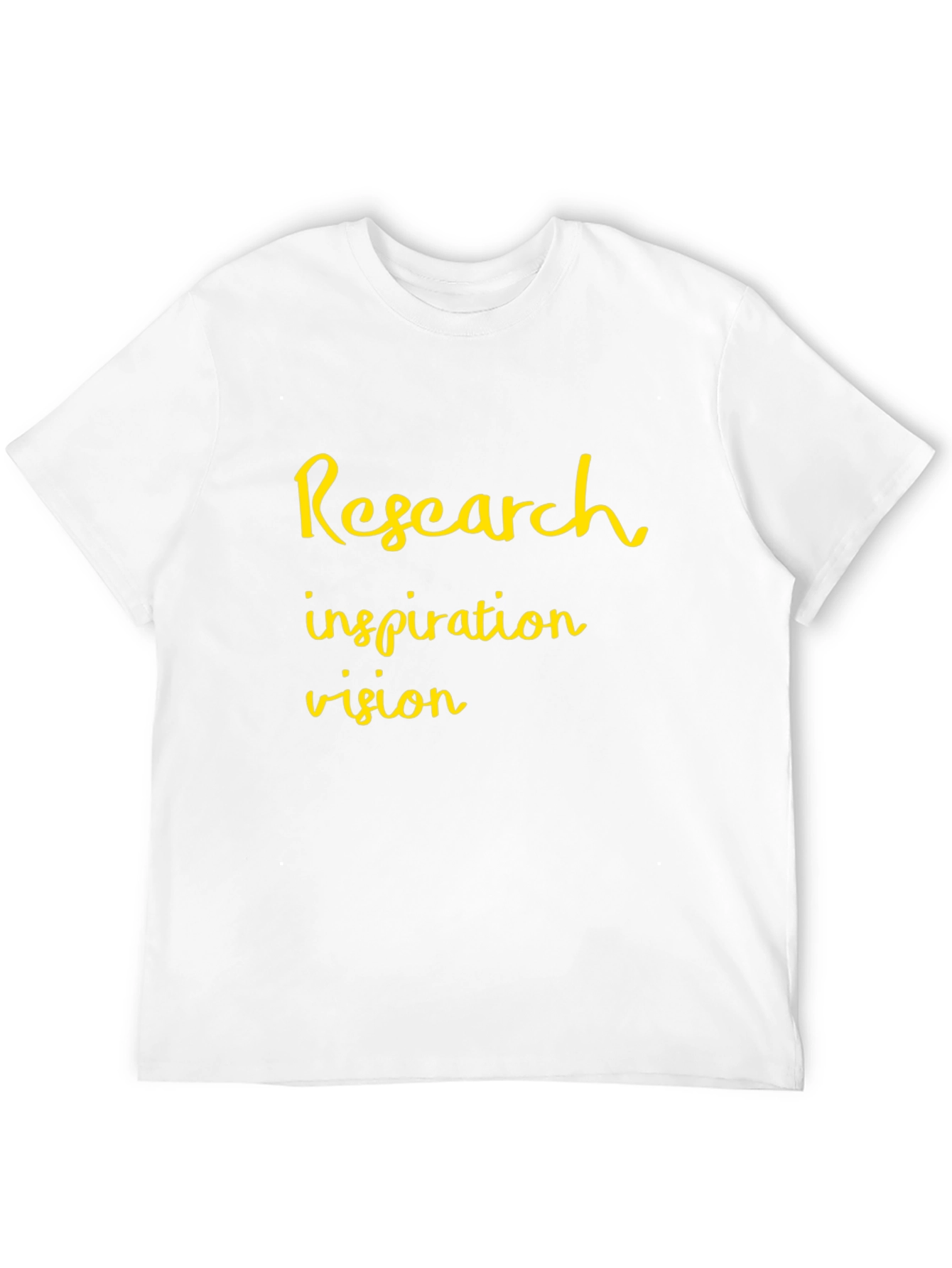 Research Inspiration Vision Black Graphic T-Shirt
