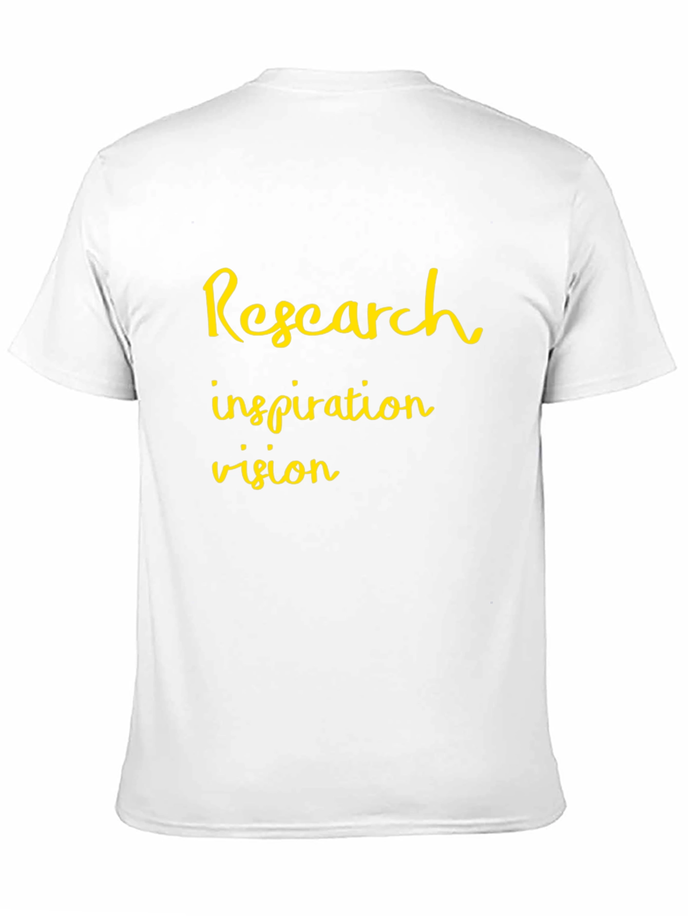 Research Inspiration Vision Black Graphic T-Shirt