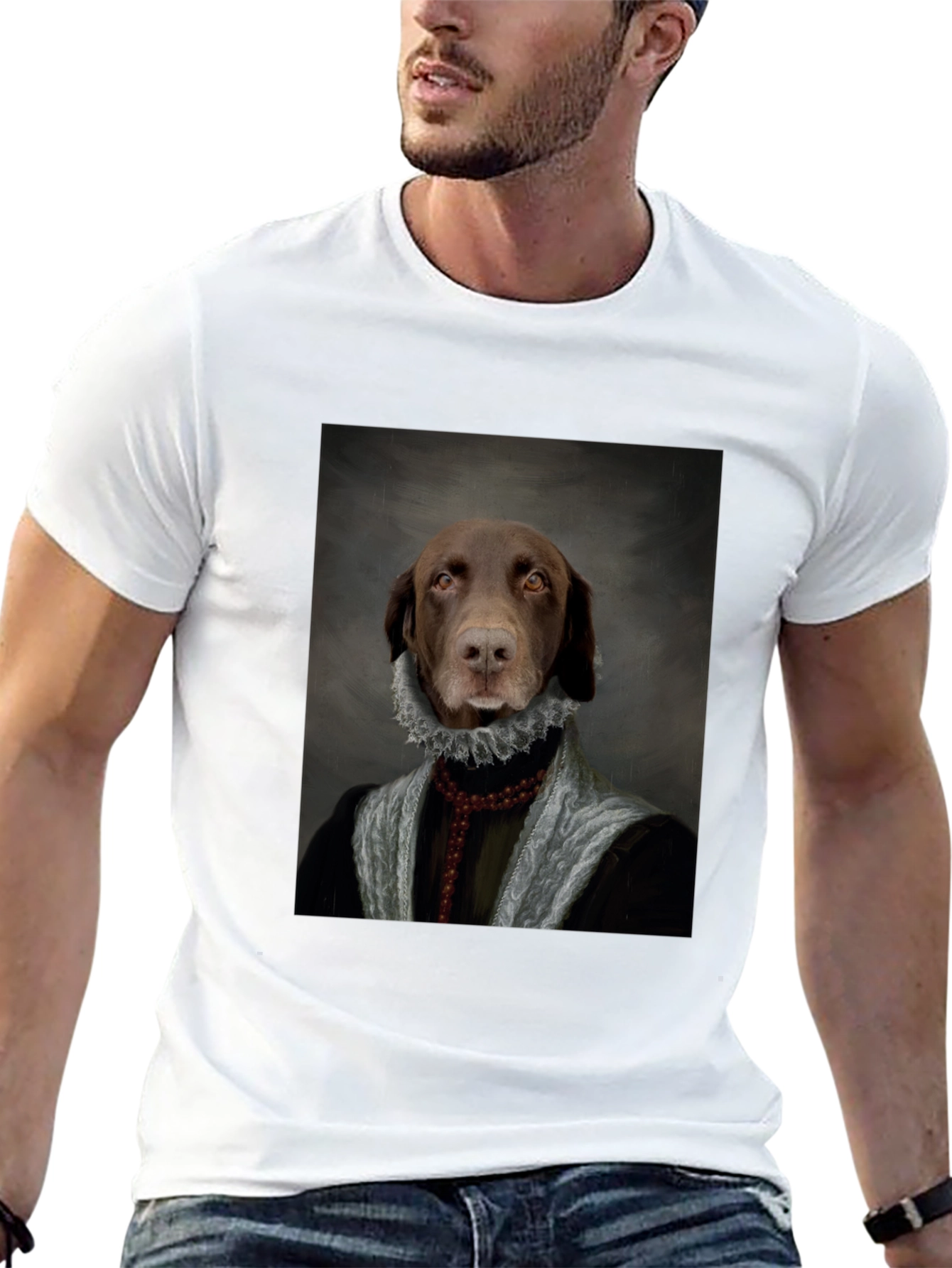 Dog Renaissance Portrait T-Shirt