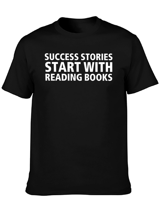 Success Stories T-Shirt - Reading Books Tee