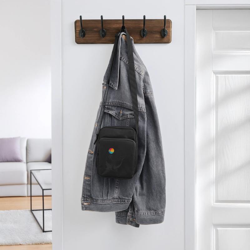 Walrus with colorful ball in stencil style