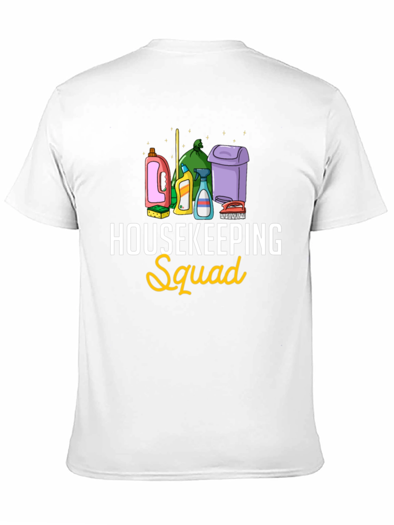 Housekeeping Squad Graphic Tee - Cleaning Crew Apparel