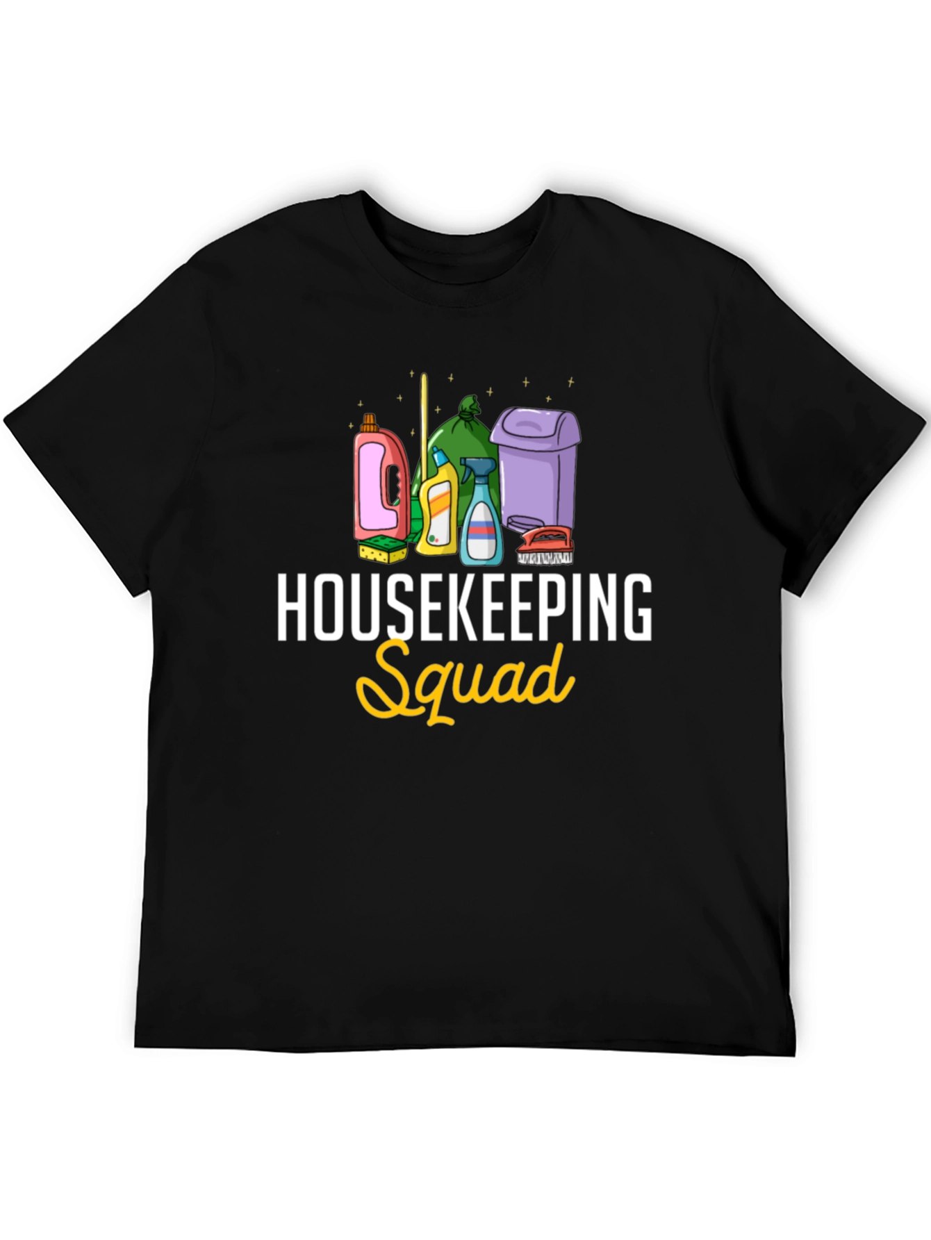 Housekeeping Squad Graphic Tee - Cleaning Crew Apparel