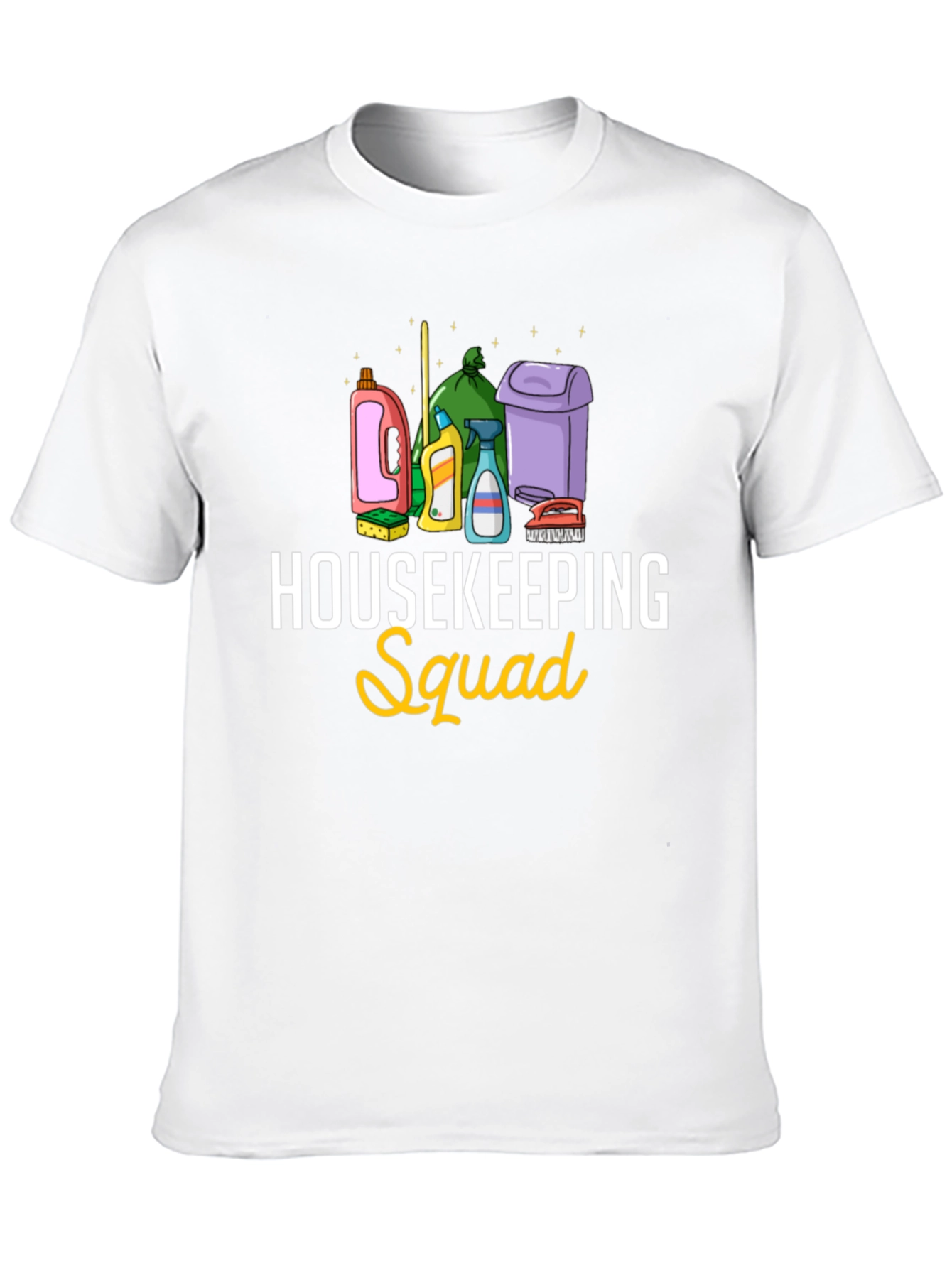 Housekeeping Squad Graphic Tee - Cleaning Crew Apparel