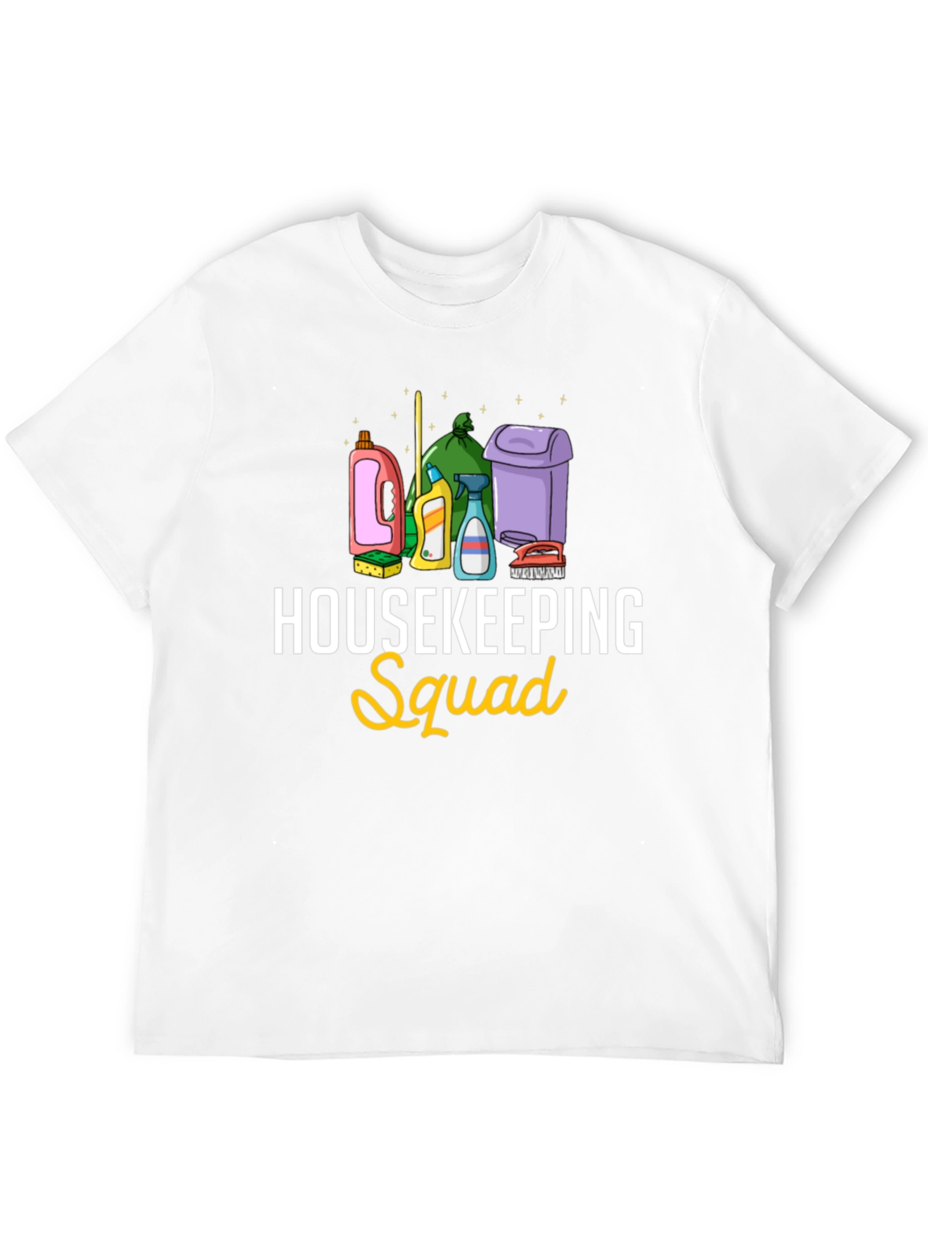 Housekeeping Squad Graphic Tee - Cleaning Crew Apparel