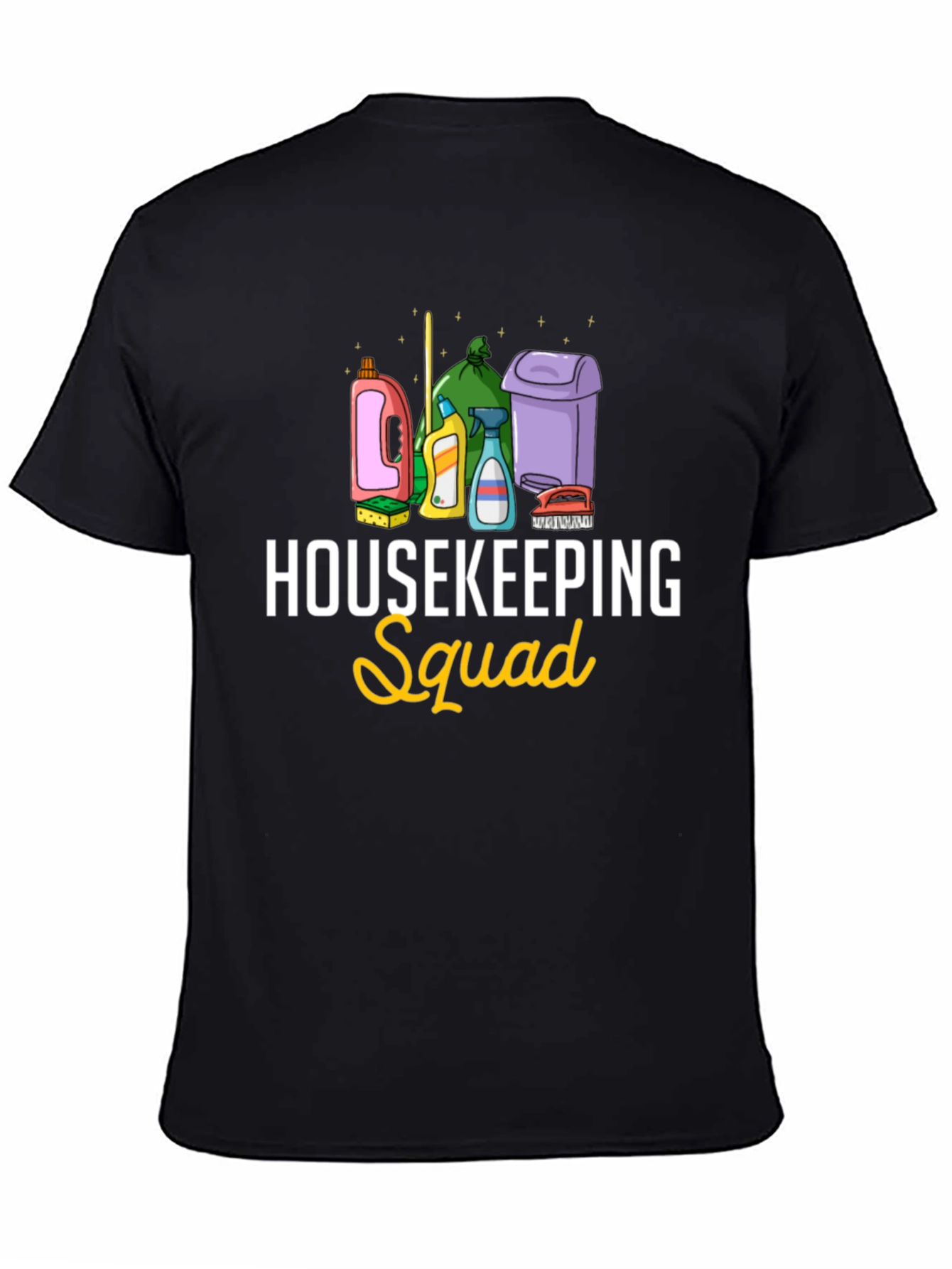 Housekeeping Squad Graphic Tee - Cleaning Crew Apparel