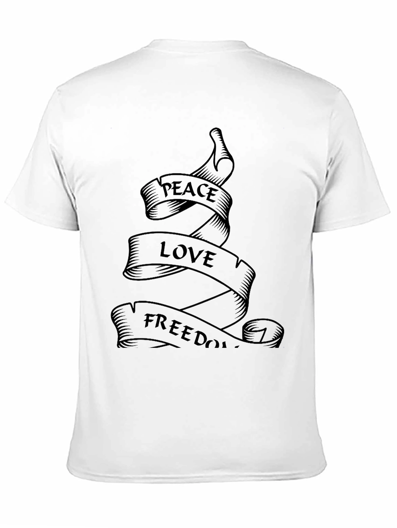Peace Love Freedom Graphic T-Shirt