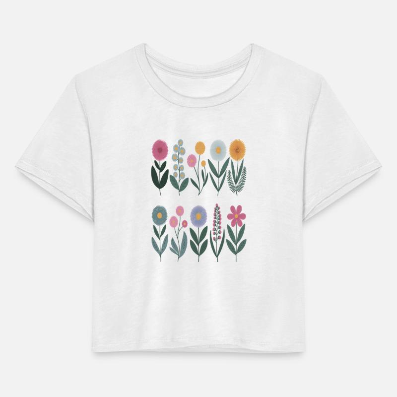 Whimsical Botanical Flower Frame