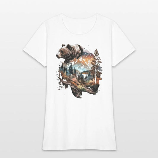 Wild Bear Watercolor Colorful Nature Outdoor 6