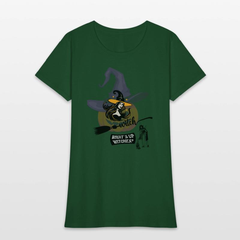 WITCH T-shirt design (halloween)