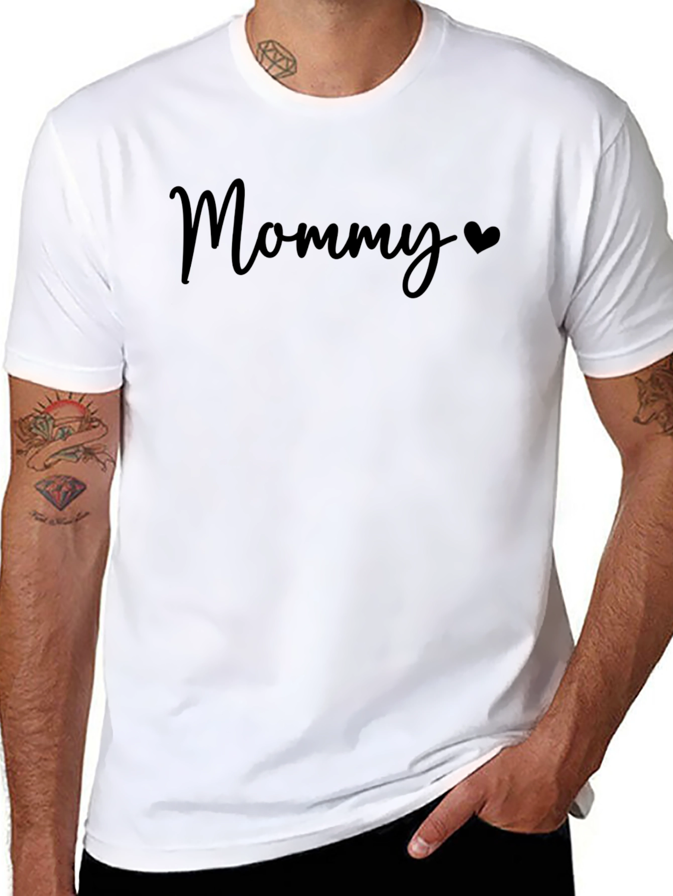 Mommy Heart T-Shirt - Soft & Stylish