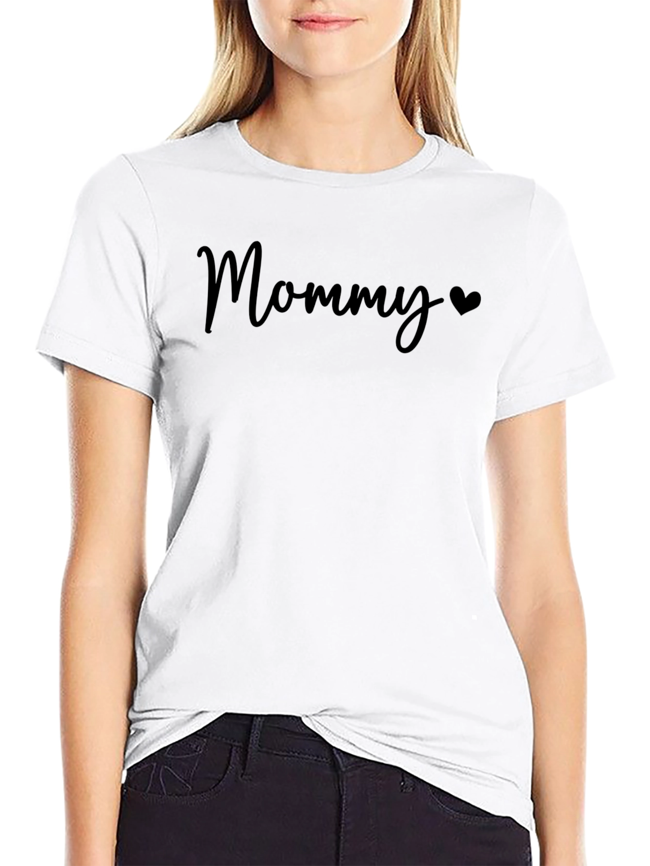 Mommy Heart T-Shirt - Soft & Stylish