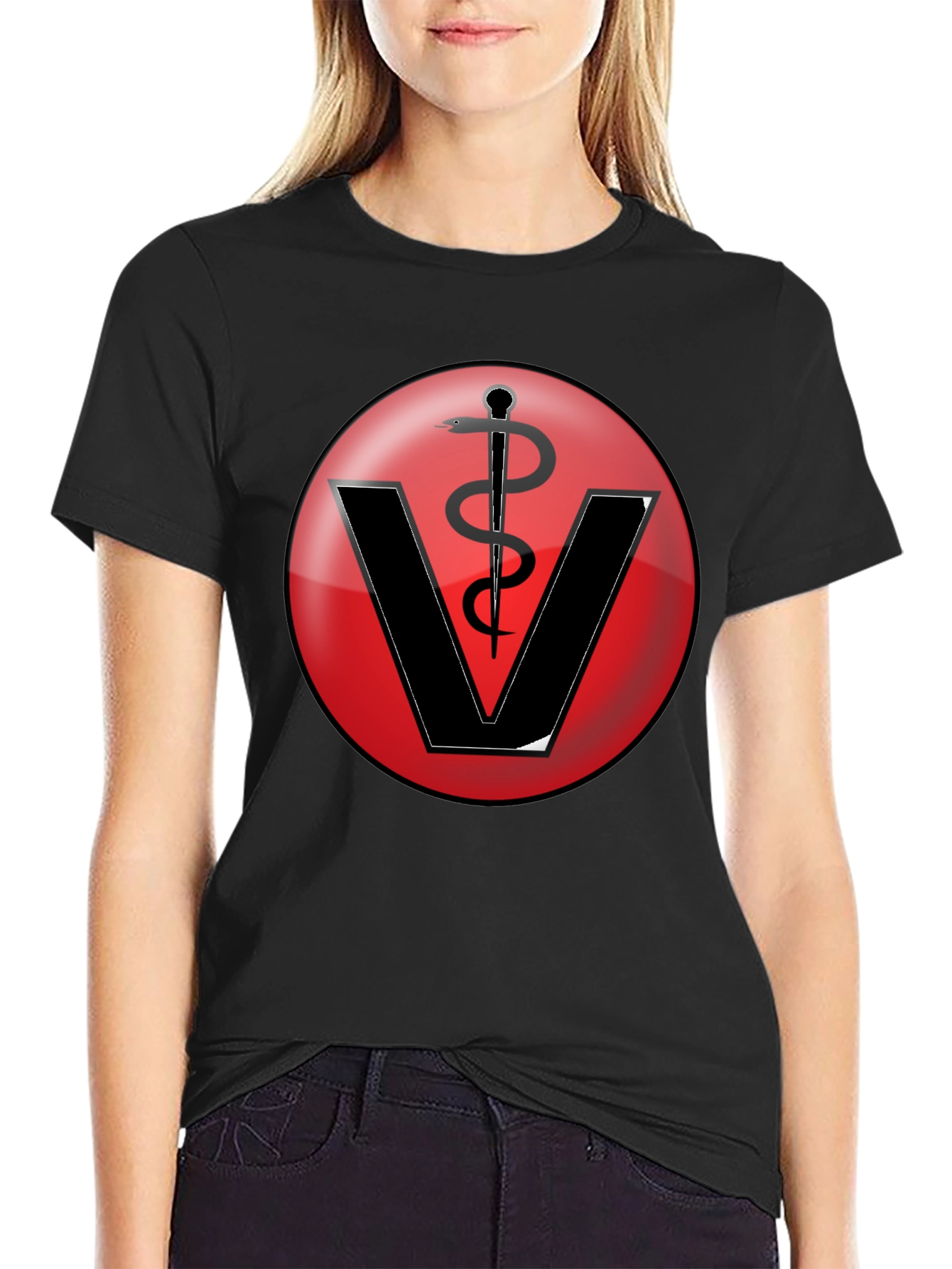 Veterinarian Symbol T-Shirt - Classic Vet Design
