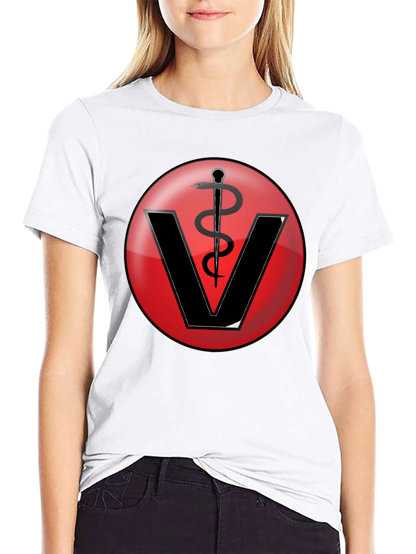 Veterinarian Symbol T-Shirt - Classic Vet Design