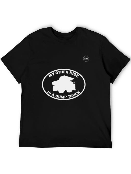Dump Truck Ride T-Shirt - Mens Funny Vehicle Tee