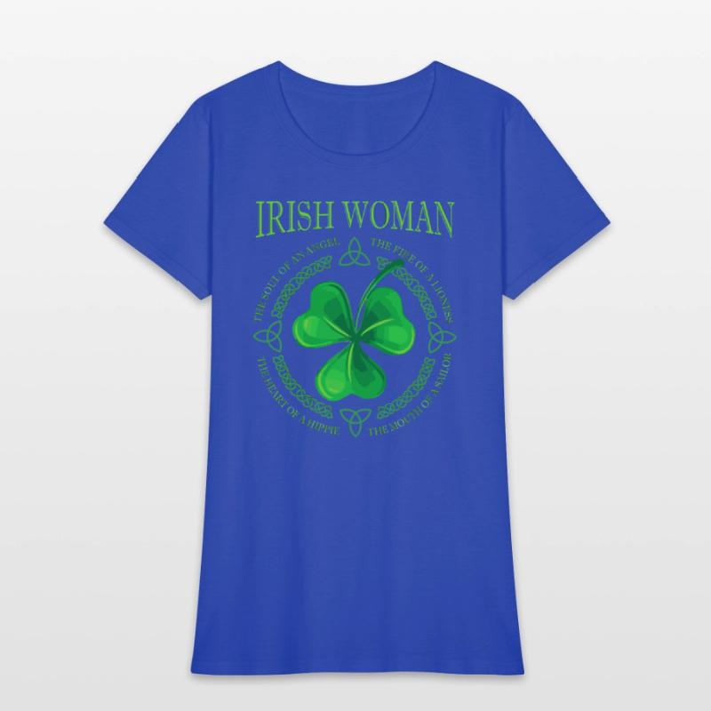 Womens Irish Woman Angel The Souls Of An Angel
