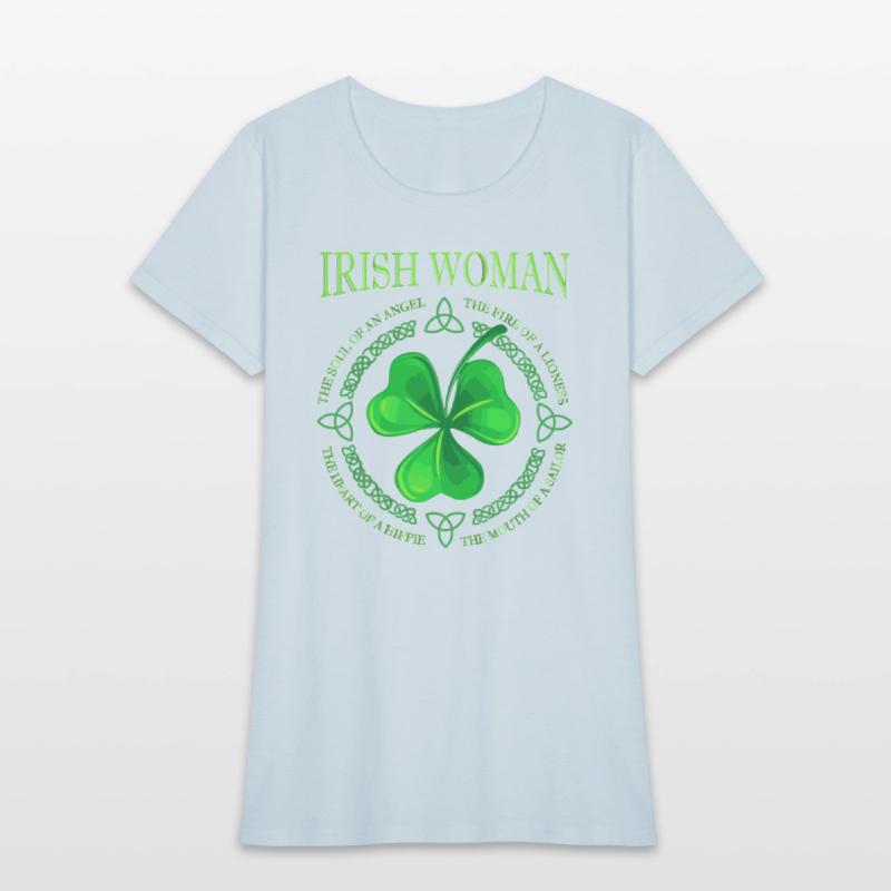 Womens Irish Woman Angel The Souls Of An Angel