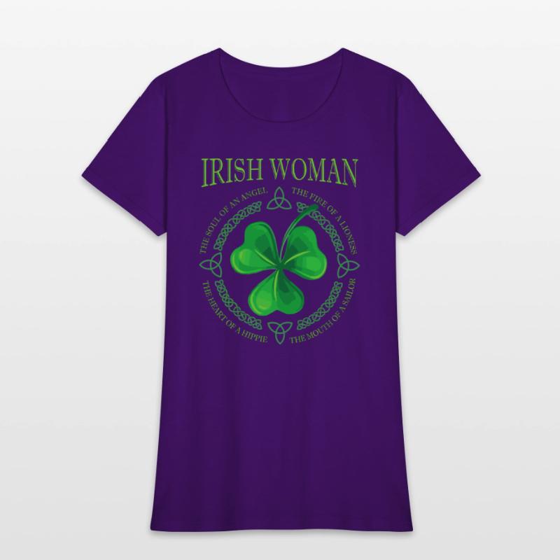 Womens Irish Woman Angel The Souls Of An Angel