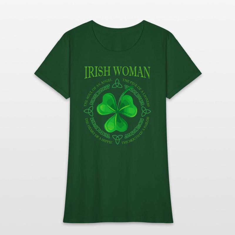 Womens Irish Woman Angel The Souls Of An Angel