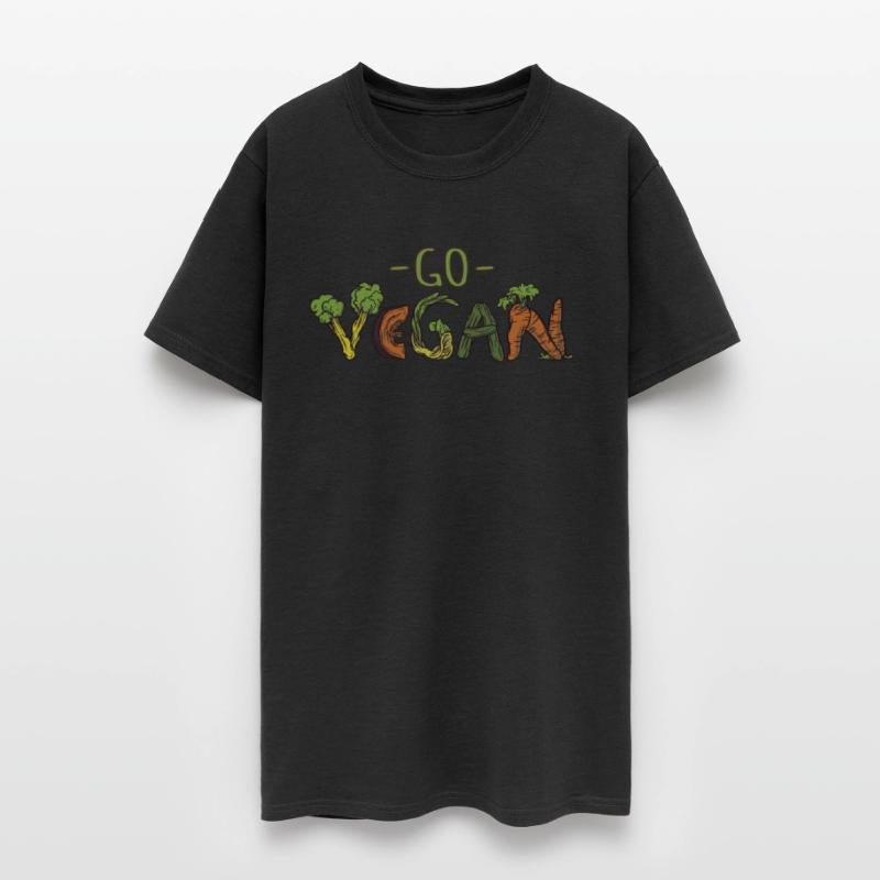 Word Vegetable Vegetarian Go Vegan