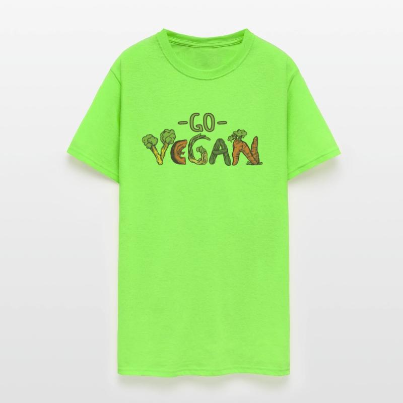 Word Vegetable Vegetarian Go Vegan