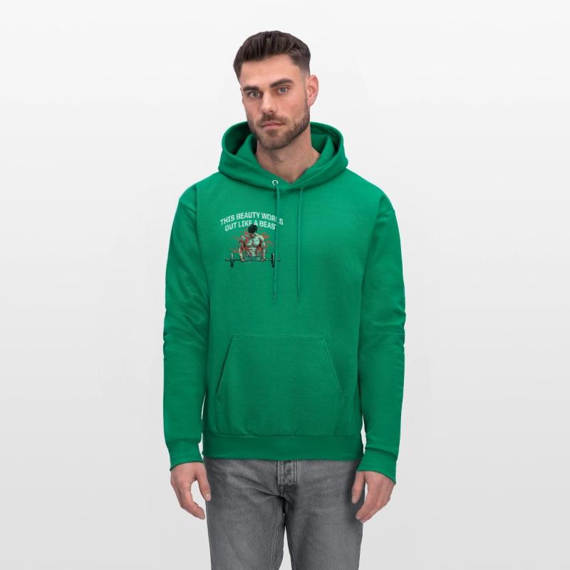 Works Out Like a Beast Funny Workout Humor Gym