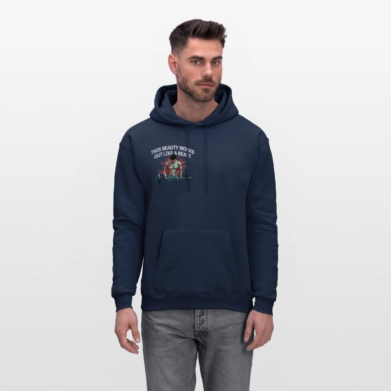 Works Out Like a Beast Funny Workout Humor Gym