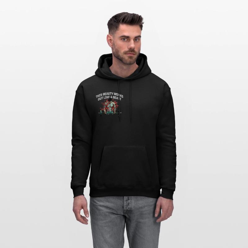 Works Out Like a Beast Funny Workout Humor Gym