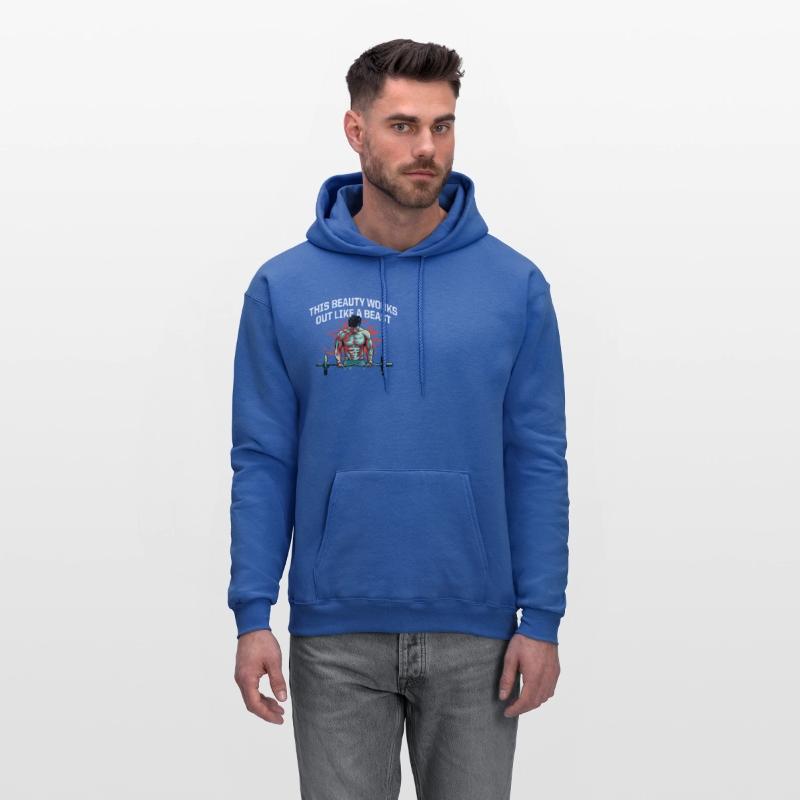 Works Out Like a Beast Funny Workout Humor Gym