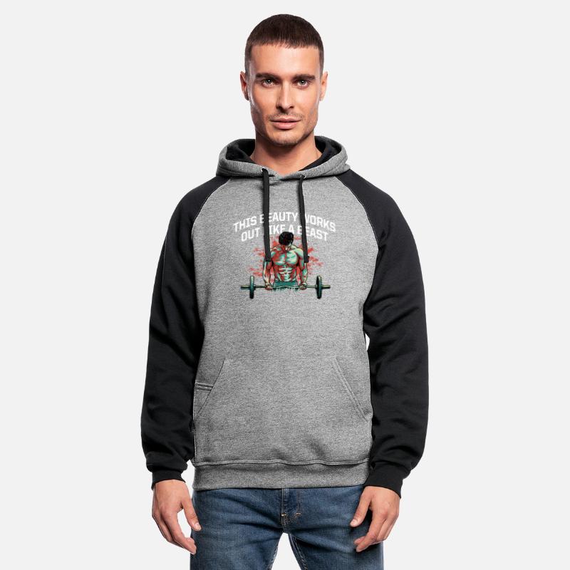 Works Out Like a Beast Funny Workout Humor Gym