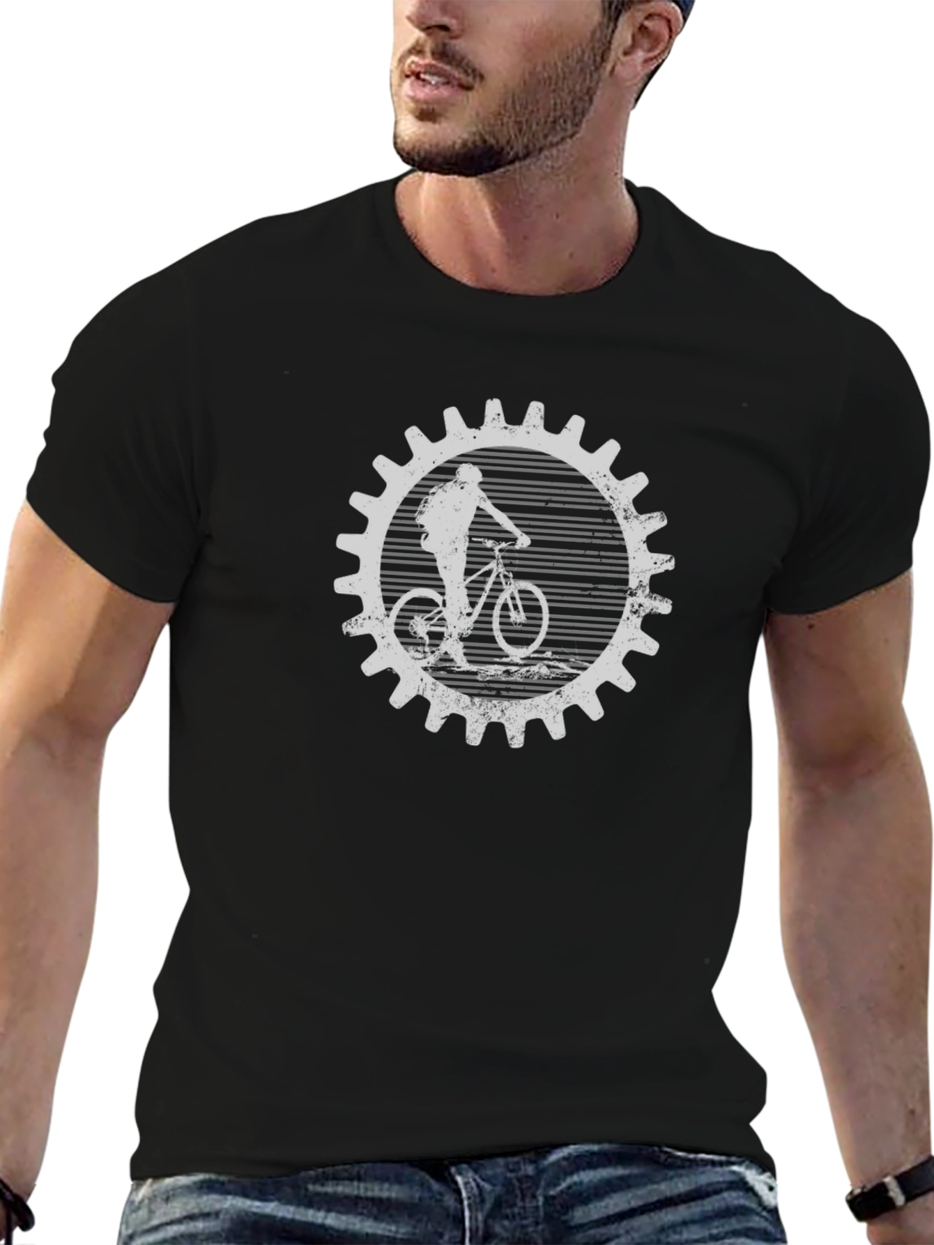 Mountain Biker Gear Graphic T-Shirt