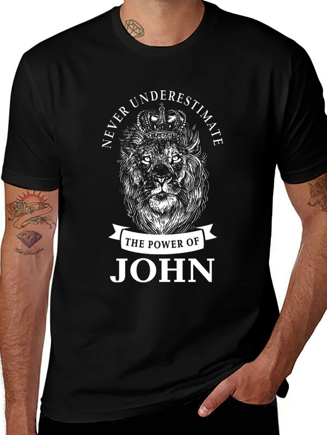 Never Underestimate John Lion T-Shirt
