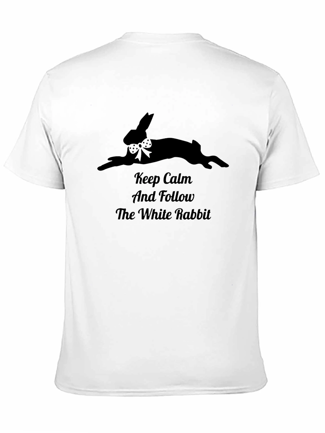 Keep Calm White Rabbit Graphic Tee